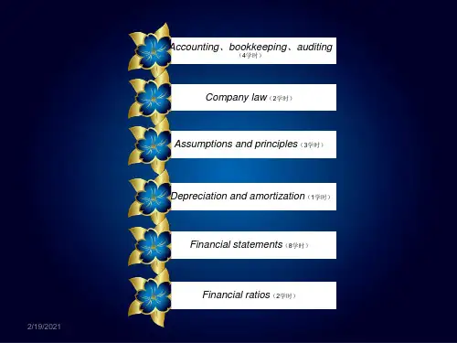 剑桥金融财务英语part_accounting