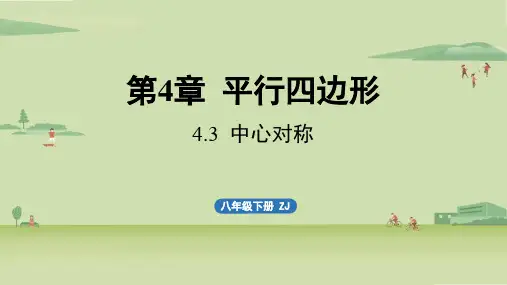 4.3中心对称-2024-2025学年初中数学八年级下册(浙教版)上课课件