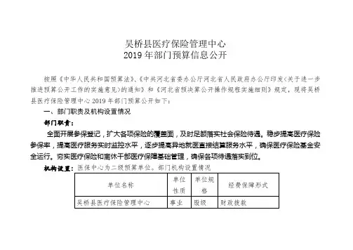吴桥县医疗保险管理中心
