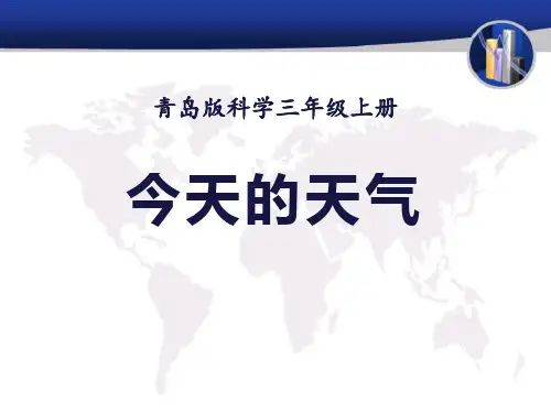《今天的天气》PPT-完美版