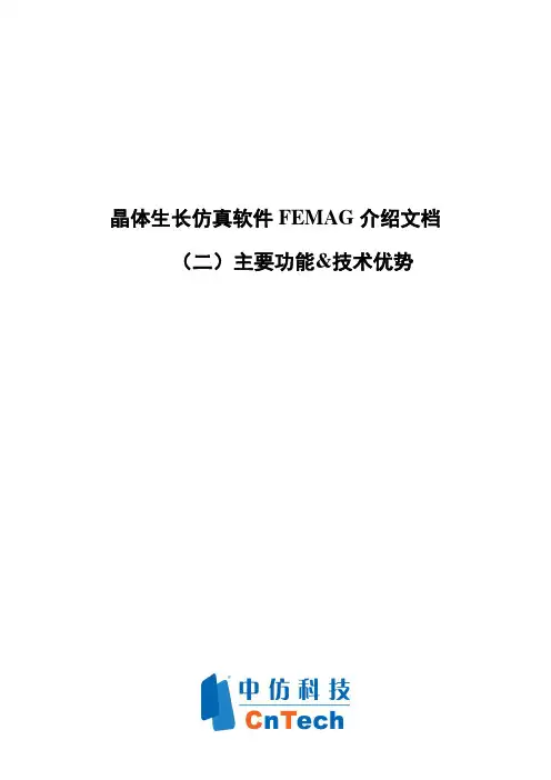 晶体生长仿真软件FEMAG介绍文档(二)--主要功能&技术优势