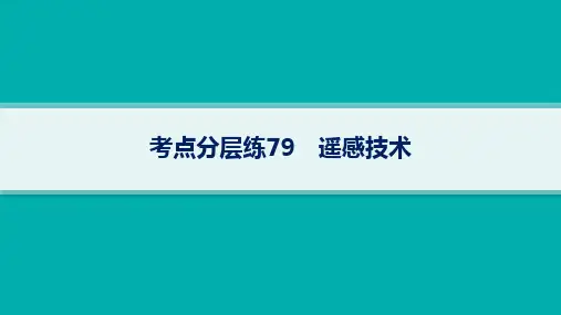 湘教版高考地理一轮总复习课时卷 第14章 地理信息技术 考点分层练79 遥感技术