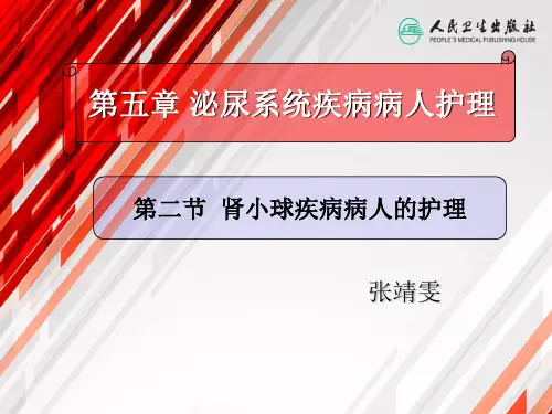 第二节 肾小球疾病病人的护理.