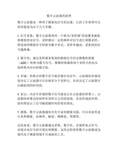 数字示波器的原理