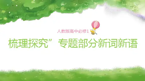 《新词新语》公开课教学PPT课件