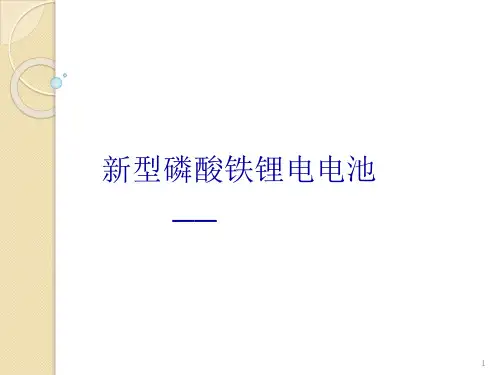2024年磷酸铁锂电池PPT课件