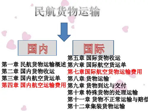 民航货物运输PPT精选