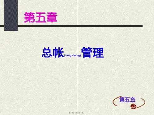 会计第5章总帐管理(ppt版)