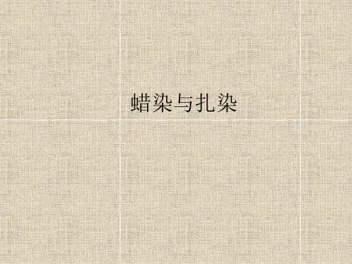 人教版九年级上册美术课件-2.4  蜡染与扎染 (共18张PPT)