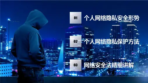 个人网络隐私保护知识培训课堂教学PPT课件