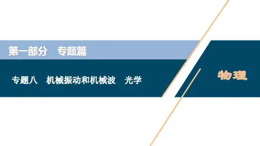 高考物理二轮专题复习课件：机械振动和机械波 光学