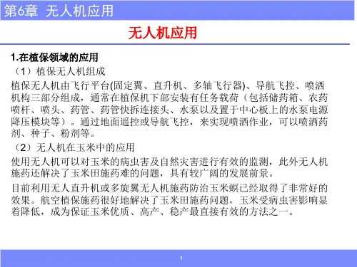 无人机应用PPT课件