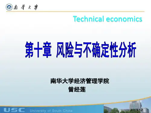 项目风险与不确定性分析