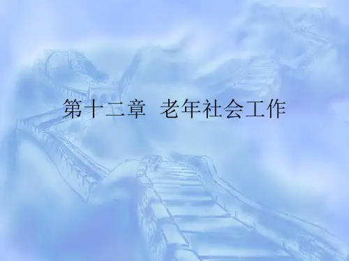 老年社会工作的理论