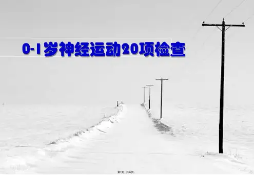 0-1岁神经运动20项检查
