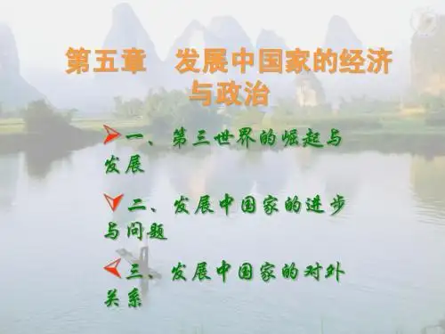 第五章发展中国家