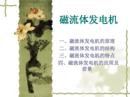 磁流体发电机PPT课件