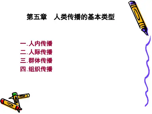 五、传播的基本类型