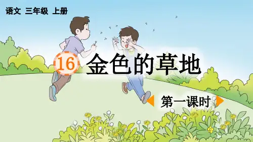 《金色的草地》优质课件(第一课时)