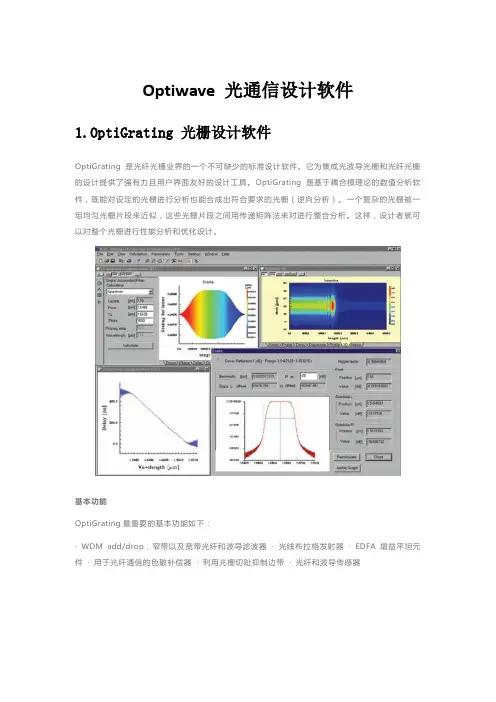 Optiwave 光通信设计软件