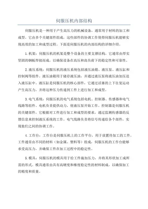伺服压机内部结构