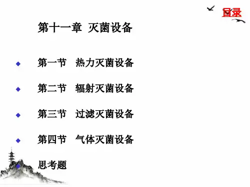 灭菌设备概述(PPT33页)