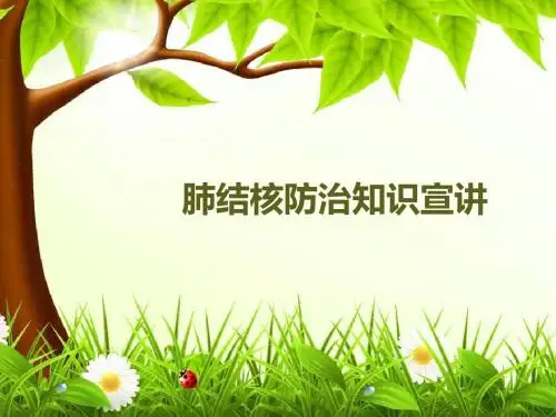 肺结核防治知识ppt课件