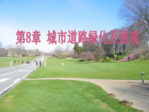 城市道路绿化及道路绿地设计PPT(57页)[详细]