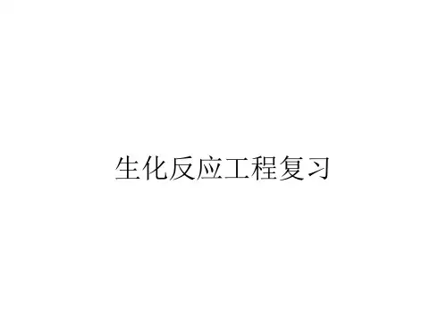 反应工程 李绍芬 期末复习PPT课件