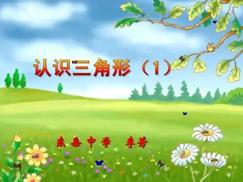认识三角形 3  21