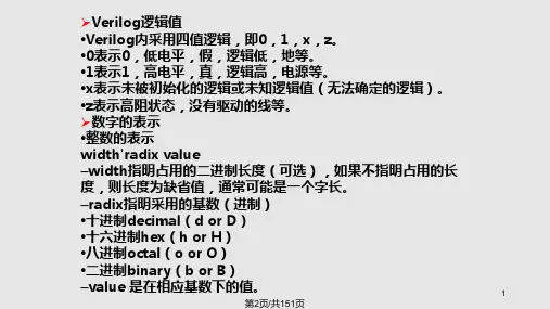 Verilog硬件描述语言