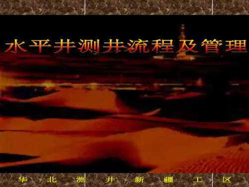 水平井测井(钻具输送)管理流程