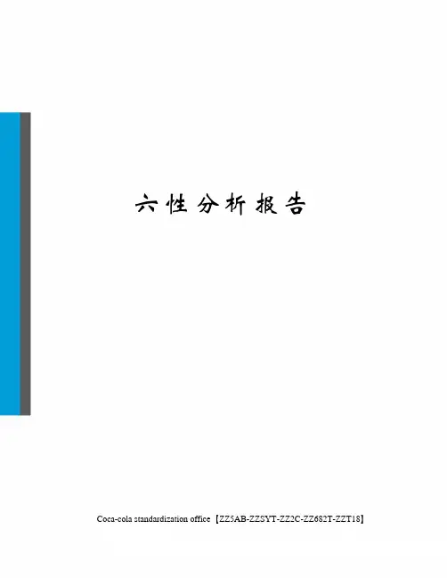 六性分析报告