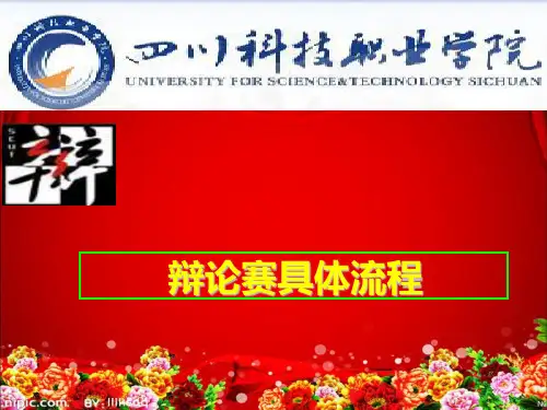 辩论赛流程ppt