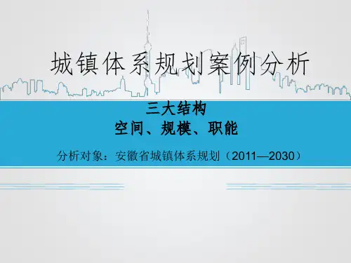安徽省城镇体系规划
