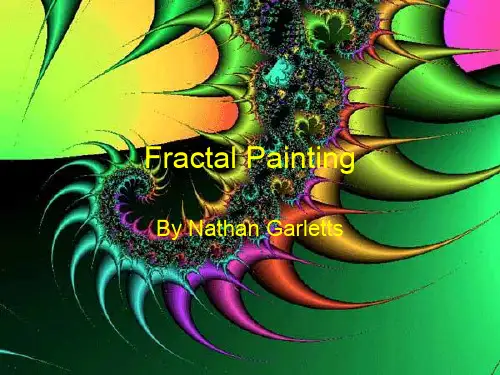 FRACTAL PAINTING分形绘画-PPT资料28页
