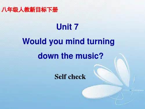 八年级英语下Unit7Self check