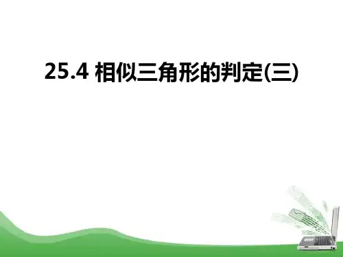 《相似三角形的判定》PPT课件3