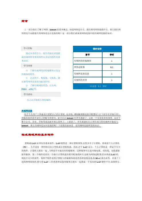 局域网基础知识整理