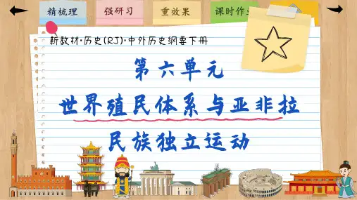 高中历史中外历史纲要资本主义世界殖民体系的形成