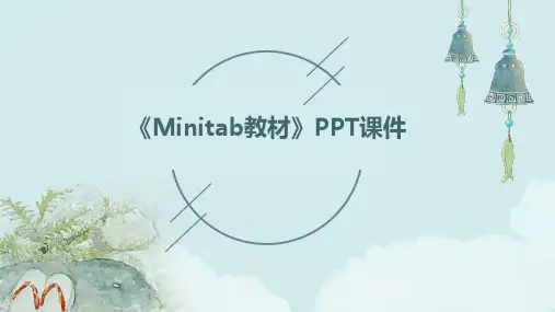《Minitab教材》课件