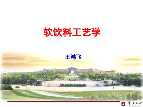 软饮料学 第一章  软饮料用水及水处理
