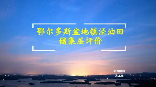 鄂尔多斯盆地镇泾油田