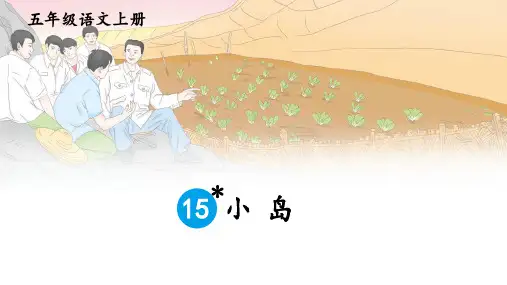统编版语文五年级上册第15课《小岛》教学课件PPT