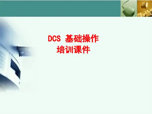 DCS基础操作培训