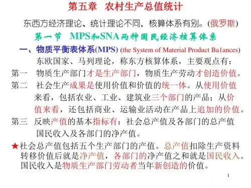 农村生产总值统计课件(PPT35张)