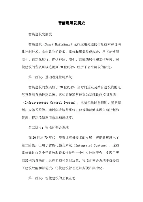 智能建筑发展史