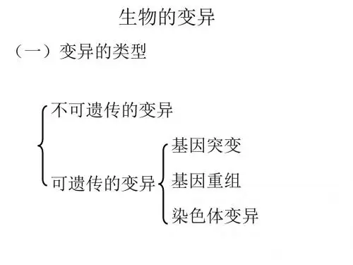高三生物生物的变异(201909)