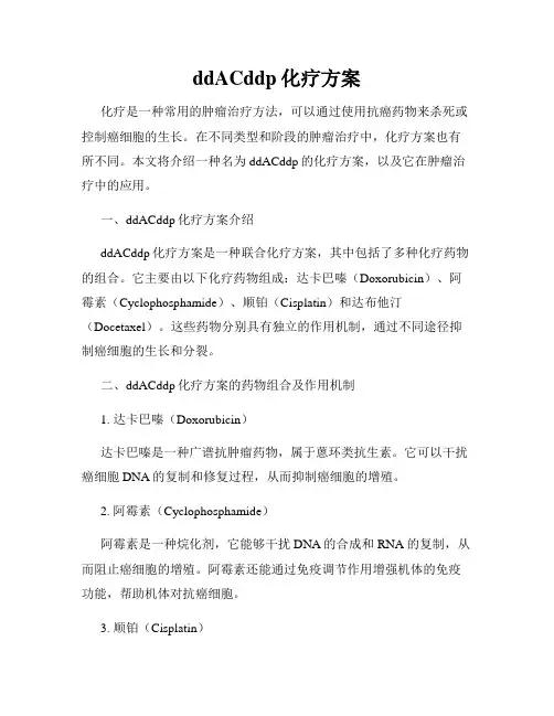 ddACddp化疗方案