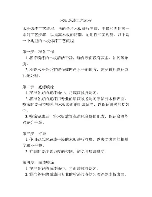 木板烤漆工艺流程